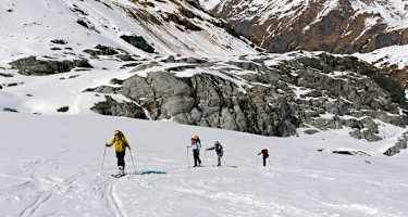Am Beginn des riesigen Glacier de Corbassière.