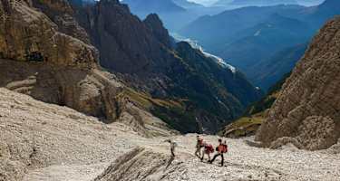 Unterwegs auf der Klettersteigrunde „Dolomiten ohne Grenzen“