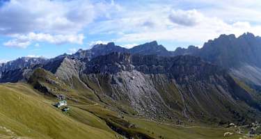 Puez, Geisler und Schlüterhütte