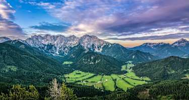Bergsteigerdorf Jezersko Slowenien