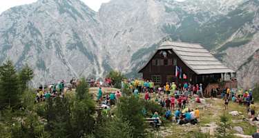Bergsteigerdorf Jezersko Slowenien