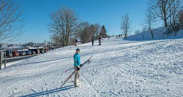 Vorfreude auf die Langlaufrunde zum Bolberg