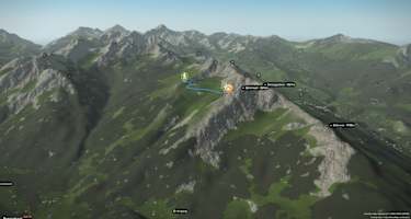 Übersicht Wanderung zur Alpe Schlappold