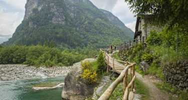 Märchenhafte Ausblick auf den Fluss Verzasca.