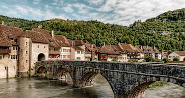 Blick auf St. Ursanne