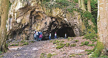 Der untere Eingang zur Oswaldhöhle.