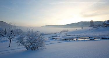 Unterwegs im verschneiten Klosterreichenbach