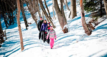 Schneeschuhwanderung Bisse du Milieu