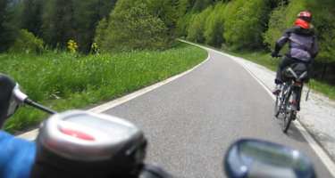 Brennerradroute auf der alten Brennerbahntrasse