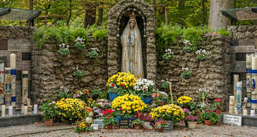 Die Mariengrotte bei der Wallfahrtskirche Maria Vesperbild