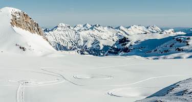 Krater auf der Plaine Morte