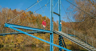 Auf der Illerbrücke vor Altusried