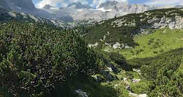 Blick auf das Dachsteinmassiv