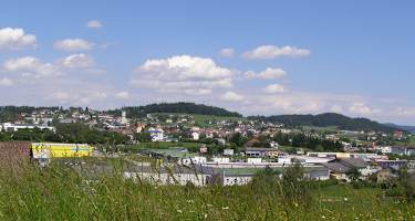 Blick zurück auf Rohrbach-Berg