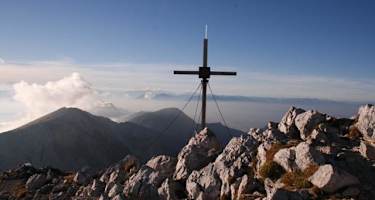 Am Gipfel des Hochstuhls