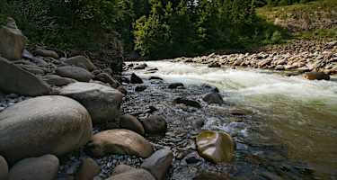 Auf der 3. Etappe des Emmenuferwegs von Wolhusen nach Luzern