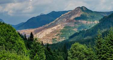 Blick auf den Erzberg