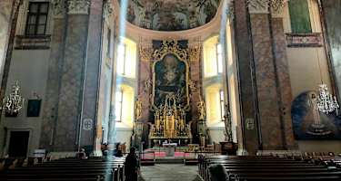 Das Innere der Wallfahrtskirche Pöllau