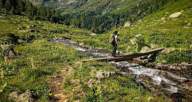 Der Wasserreichtum der Schladminger Tauern wird in den Klafferkessln besonders augenscheinlich.