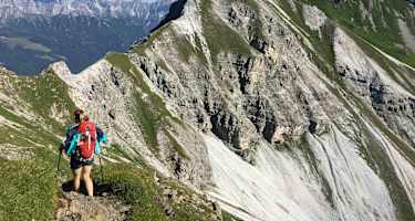 Auf dem Grat zur Kesselspitze