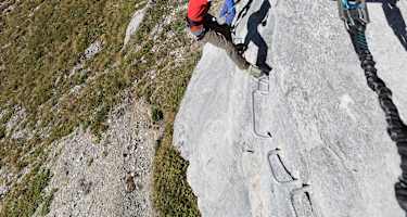 Familien-Klettersteig Partnunblick