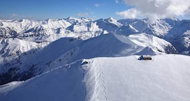 Der Gamskarkogel mit der Gamskarkogelhütte