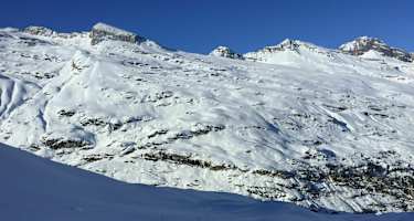 Blick auf die schönen NO-Hänge des Frunthorns