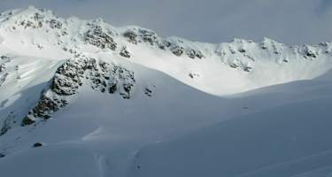 Die kleine Ebene unterhalb des St. Antönier Joch ist erreicht.