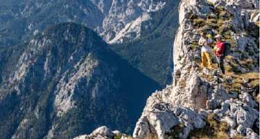 Im Gesäuse: Blick in die umliegende Bergwelt