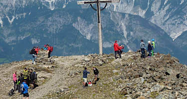 Gipfelkreuz am Glungezer