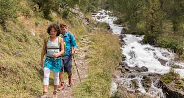 Goldseeweg hoch über Trafoi