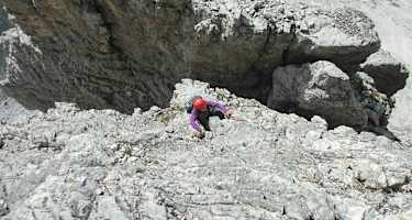 Auf dem Normalweg zur Großen Zinne