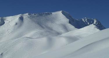 Das Grünhorn mit seinem schönen Gipfelhang