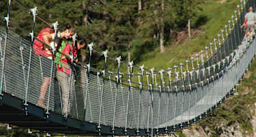 Die Hängebrücke bei Holzgau