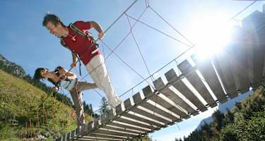 Hängebrücke über den Krumbach