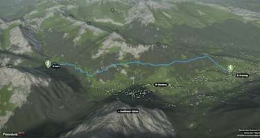 Übersicht Wanderung