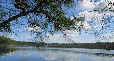 Erdfallsee an der Teutoschleife Heiliges Meer
