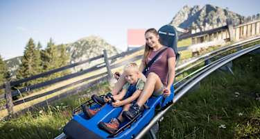 Alpin Bob, die Sommerrodelbahn in Meran 2000