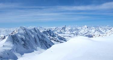 Auf dem Weg von der Signalkuppe zum Grenzgletscher - der Lyskamm