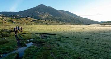Morgenstimmung am Weg zum Lac de Nino.