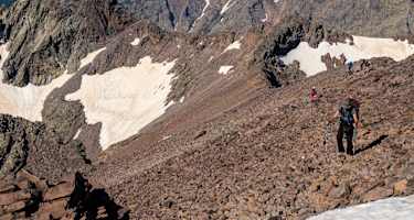 Kurz vor dem höchsten Punkt des GR20 – beim Pointe des Eboulis hat man knapp 2.600 Metern Seehöhe erreicht.