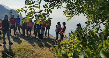Wanderer im Nationalpark Cinque Terre