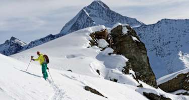 Im Aufstieg zum Petersgrat