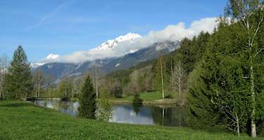 Der malerische Étang de Binii