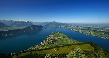 Aussicht vom Känzeli auf den Vierwaldstättersee