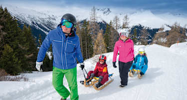 Schlitteln am Rinerhorn