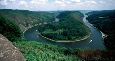 Wunderschön: Die Saarschleife.