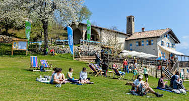 Rast bei der San Pietro Hütte