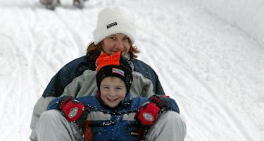 Schlitteln auf der Schatzalp