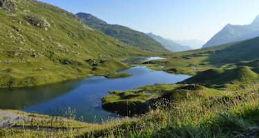 Der Scheidsee entlang der Verwallrunde